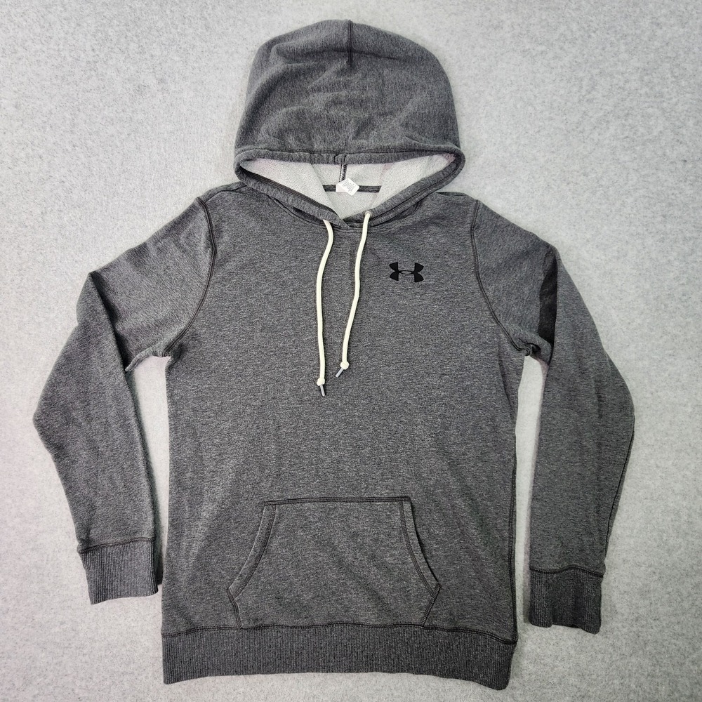 Under Armour Loose‎ Hoodie Women's Medium Gray Pullover Sweatshirt 1277047